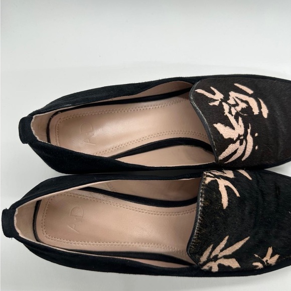 Anthropologie AD & Daughters Calf Hair Greyan Square Toe Slip On Shoe Sz 8.0 - Picture 7 of 12